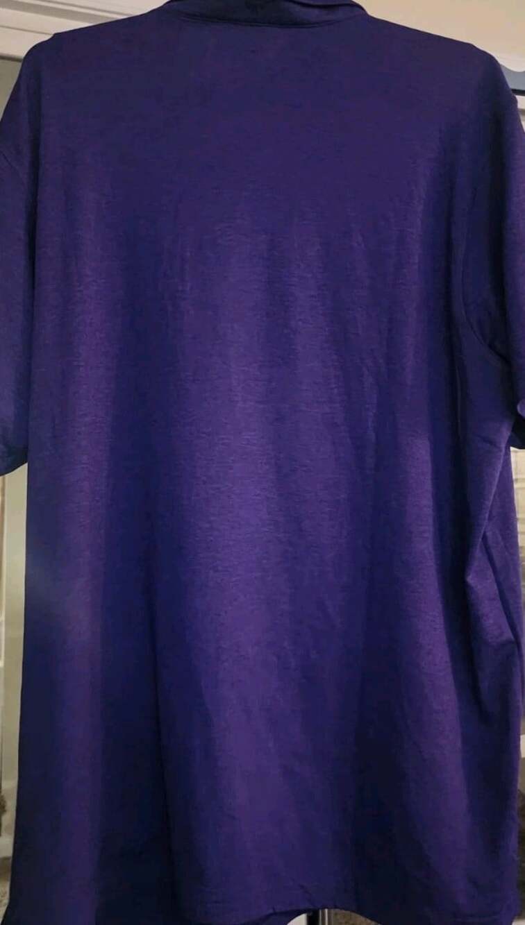 LSU Tigers Columbia Omni-Shade Mens Tech Trail Polo FPS 50 NWT New B15 - Picture 9 of 9